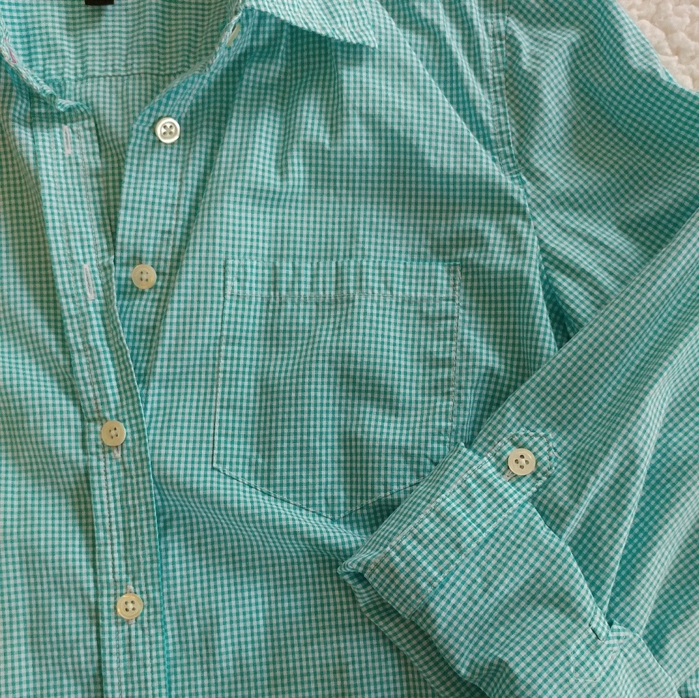 Talbots Button Down Top - Picture 3 of 5